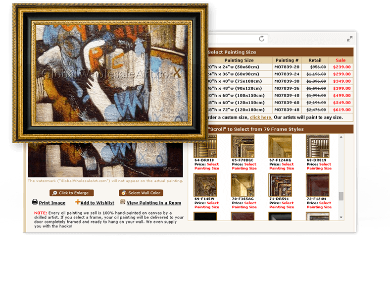 Online Oil Painting Store